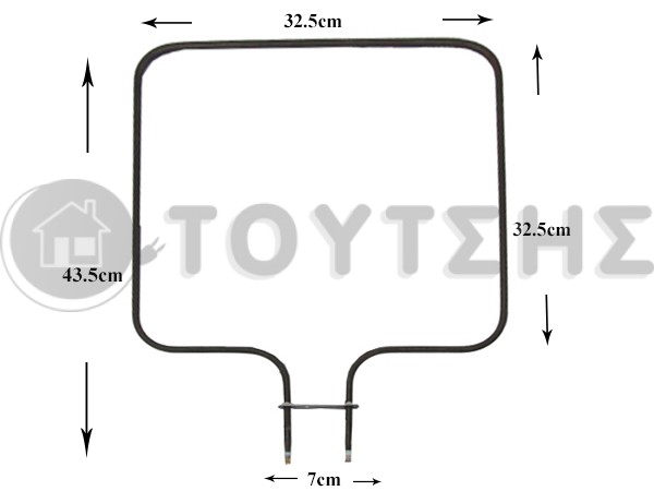 ΑΝΤΙΣΤΑΣΗ ΚΟΥΖΙΝΑΣ ΚΑΤΩ AEG ZANUSSI ELECTROLUX 1000W 8072470027  image