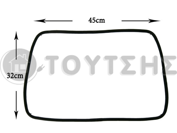 ΦΛΑΤΖA ΠΟΡΤΑΣ ΦΟΥΡΝΟΥ ARISTON INDESIT HOT POINT 081579 image