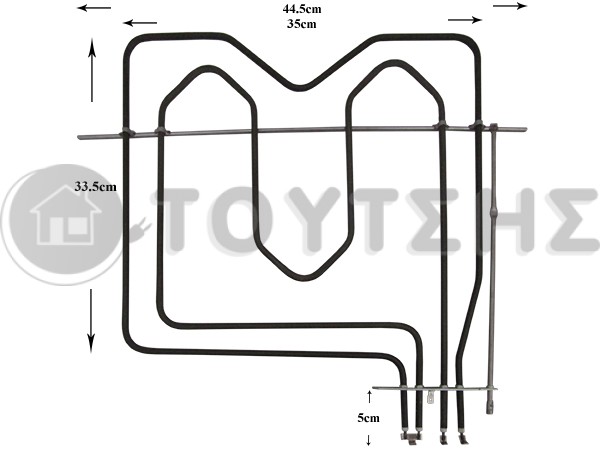 ΑΝΤΙΣΤΑΣΗ ΚΟΥΖΙΝΑΣ AΝΩ FAGOR 1400W+700W 95X1220 image