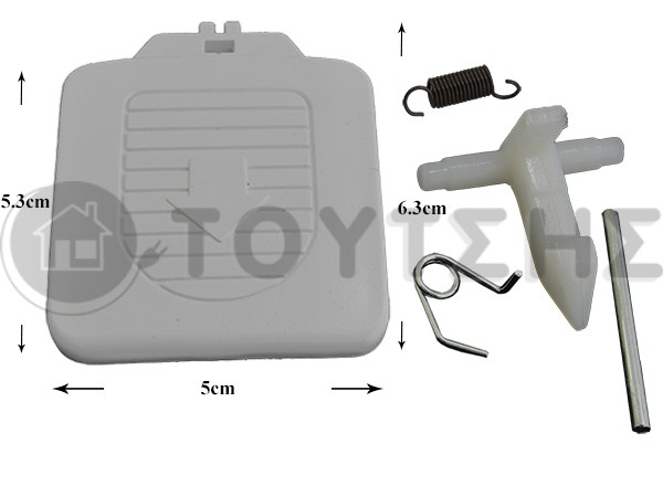 ΚΛΕΙΣΤΡΟ ΠΛΥΝΤΗΡΙΟΥ ΡΟΥΧΩΝ BALAY SIEMENS BOSCH ΛΕΥΚΟ 00058691 image