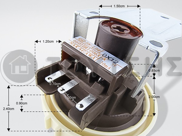 ΠΡΕΣΟΣΤΑΤΗΣ ΠΛΥΝΤΗΡΙΟY ΡΟΥΧΩΝ LG 6601ER1006X image