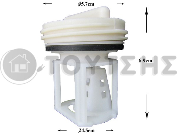 ΦΙΛΤΡΟ ΠΛΥΝΤΗΡΙΟΥ ΡΟΥΧΩΝ SAMSUNG DC97-09928D image