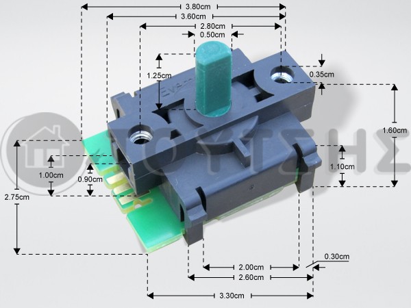 ΔΙΑΚΟΠΤΗΣ ΠΟΝΤΕΣΙΟΜΕΤΡΟ ΚΟΥΖΙΝΑΣ SMEG 816810298 image