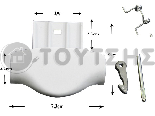 ΚΛΕΙΣΤΡΟ ΠΛΥΝΤΗΡΙΟY ΡΟΥΧΩΝ INDESIT ARISTON C00049411 image