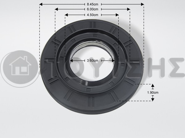 ΓΝΗΣΙΑ ΤΣΙΜΟΥΧΑ ΠΛΥΝΤΗΡΙΟΥ ΡΟΥΧΩΝ LG 37X84/9.5X12 MDS62058301 image