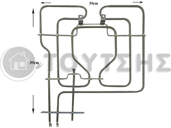 ΑΝΤΙΣΤΑΣΗ ΚΟΥΖΙΝΑΣ ΑΝΩ SIEMENS 2800W 00218352 image