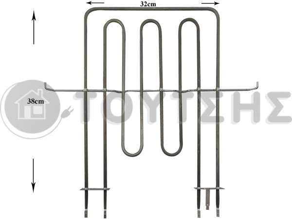 ΑΝΤΙΣΤΑΣΗ ΚΟΥΖΙΝΑΣ 2400W CANDY-ARISTON- INDESIT ΑΝΩ ΜΕΡΟΣ C00081591 image