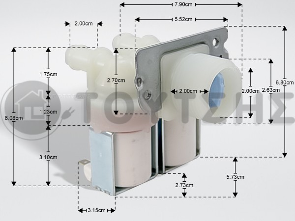 ΒΑΛΒΙΔΑ ΠΛΥΝΤΗΡΙΟΥ ΡΟΥΧΩΝ  LG II 12V 5220FR1251G image