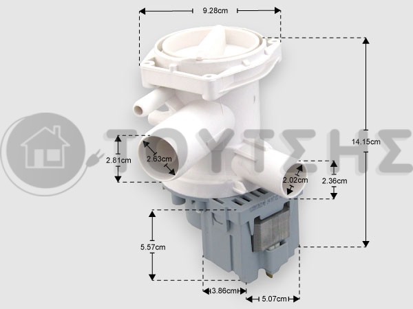 ΑΝΤΛΙΑ ΠΛΥΝΤΗΡΙΟY ΡΟΥΧΩΝ SIEMENS ΜΑΓΝΗΤΙΚΗ 00141326 image