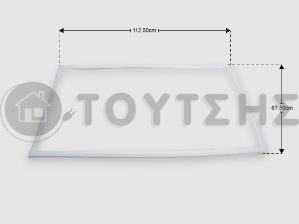 ΓΝΗΣΙΟ ΛΑΣΤΙΧΟ ΠΟΡΤΑΣ ΣΥΝΤΗΡΗΣΗΣ ΨΥΓΕΙΟΥ SIEMENS BOSCH PITSOS 23000137 image