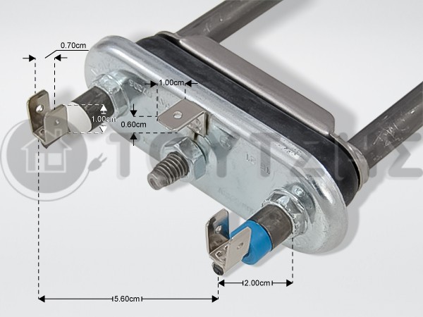 ΑΝΤΙΣΤΑΣΗ ΠΛΥΝΤΗΡΙΟY ΡΟΥΧΩΝ INDESIT LIMPIA 30CM 2000W 00105256 image