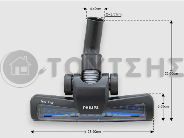 ΓΝΗΣΙΟ ΠΕΛΜΑ ΣΚΟΥΠΑΣ PHILIPS Φ35ΜΜ 432200426231 image