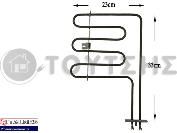 ΑΝΤΙΣΤΑΣΗ ΚΟΥΖΙΝΑΣ ΑΝΩ ΜΕΡΟΣ ZANUSSI 1800W 220V 3581905621 image