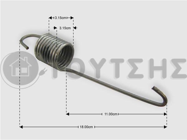 ΓΝΗΣΙΟ ΕΛΑΤΗΡΙΟ ΚΑΔΟΥ ΠΛΥΝΤΗΡΙΟΥ ΡΟΥΧΩΝ ARISTON INDESIT HOT POINT WHIRLPOOL C00275400 image