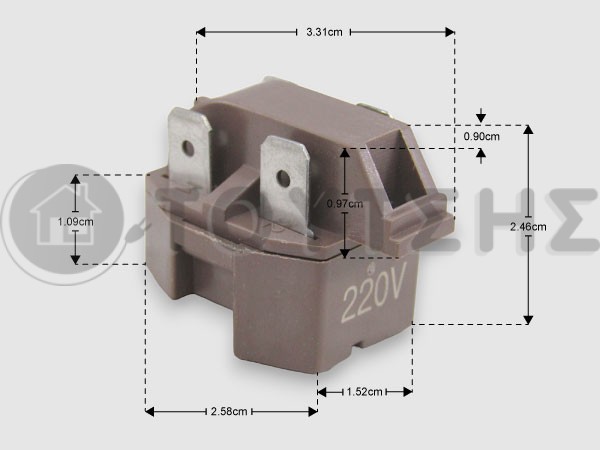 ΡΕΛΕ ΗΛΕΚΤΡΟΝΙΚΟ PTC 4 ΕΠΑΦΩΝ 220V image