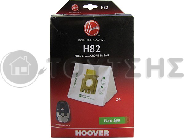 ΣΑΚΟΥΛΑ ΣΚΟΥΠΑΣ HOOVER H82 POWER CAPSULE 35602146 SET 4 ΤΕΜ image