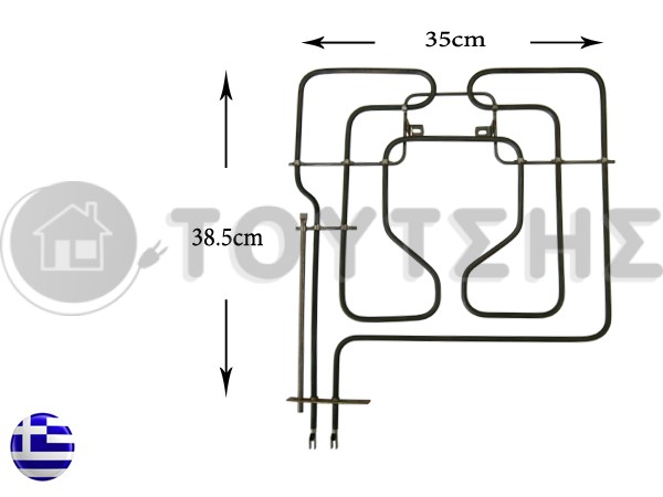 ΑΝΤΙΣΤΑΣΗ ΚΟΥΖΙΝΑΣ ΑΝΩ SIEMENS 2800W 00208489 image