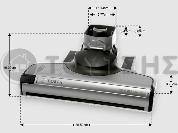 ΓΝΗΣΙΟ ΠΕΛΜΑ ΣΚΟΥΠΑΣ POWERBRUSH  ΣΚΟΥΠΑΣ SIEMENS BOSCH 11046237 image