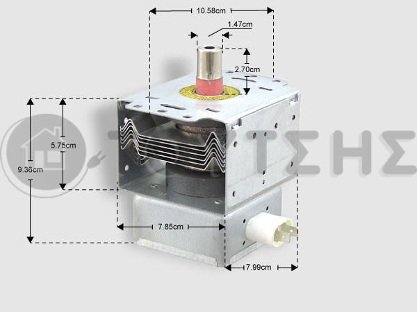 ΜΑΓΝΕΤΡΟΝ ΦΟΥΡΝΟΥ ΜΙΚΡΟΚΥΜΑΤΩΝ 850WATT ΑΝ706 image