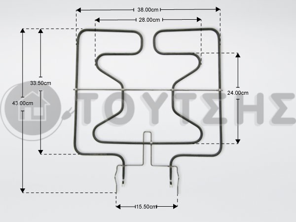 ΑΝΤΙΣΤΑΣΗ ΚΟΥΖΙΝΑΣ SIEMENS BOSCH KATΩ ΜΕΡΟΣ 1300W 240V 00470763 00682466 image