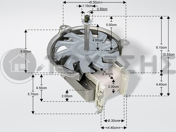 ΜΟΤΕΡ ΑΕΡΟΘΕΡΜΗΣ ΚΟΥΖΙΝΑΣ BRANDT 76X6099 image