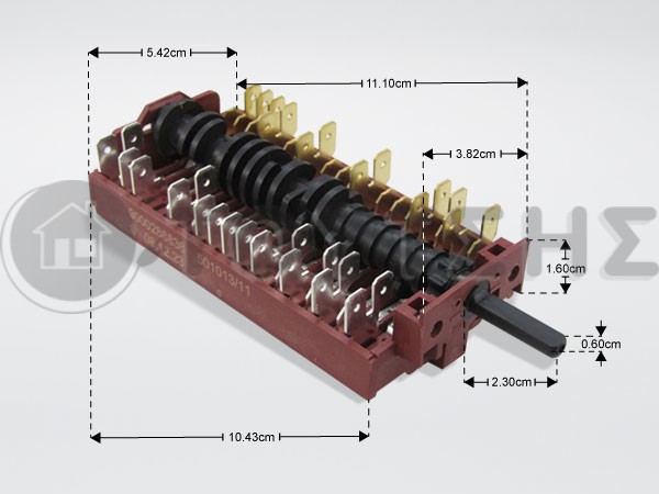 ΔΙΑΚΟΠΤΗΣ ΕΠΙΛΟΓΗΣ ΦΟΥΡΝΟΥ SIEMENS 00614880 image