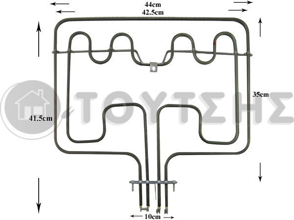 ΑΝΤΙΣΤΑΣΗ ΚΟΥΖΙΝΑΣ AEG ZANUSSI ELECTROLUX 1000/1700W 230V 3570797047 image