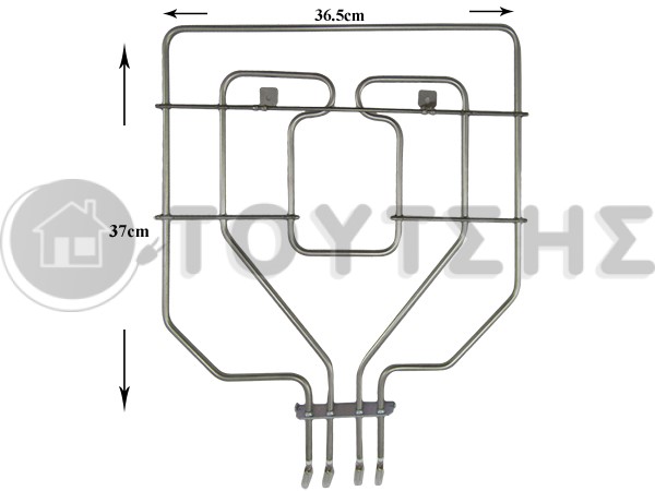 ΑΝΤΙΣΤΑΣΗ ΚΟΥΖΙΝΑΣ ΑΝΩ SIEMENS KANETA 1300+1500W 00684722 image