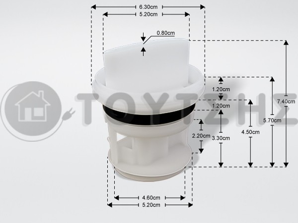 ΦΙΛΤΡΟ ΠΛΥΝΤΗΡΙΟΥ ΡΟΥΧΩΝ SIEMENS 12032308 image