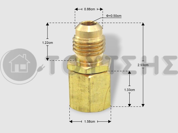 ΒΑΛΒΙΔA ΦΙΑΛΗΣ ΦΡΕΟΝ R600 1/4-1/8 image