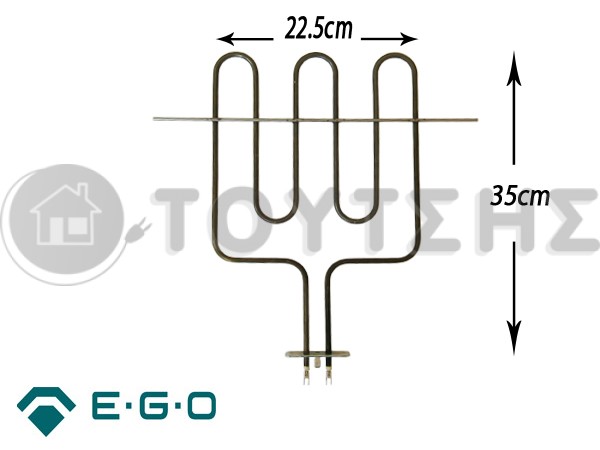 ΑΝΤΙΣΤΑΣΗ ΚΟΥΖΙΝΑΣ IZOLA ΓΚΡΙΛ EGO 2000KW image