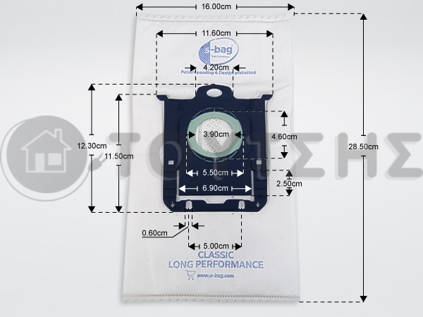 ΓΝΗΣΙΑ ΣΑΚΟΥΛΑ ΣΚΟΥΠΑΣ ELECTROLUX LONG PERFORMANCE GR201S image