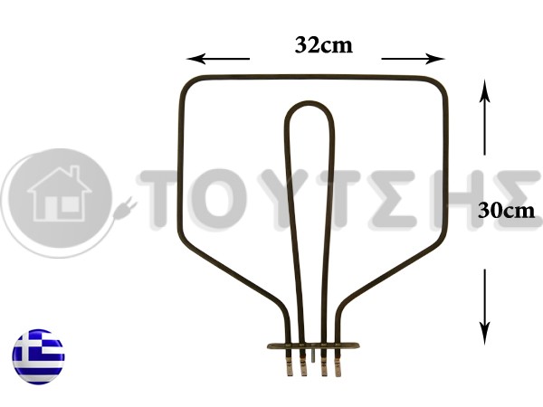 ΑΝΤΙΣΤΑΣΗ ΚΟΥΖΙΝΑΣ ΚΑΤΩ ΜΕΡΟΣ-ΓΚΡΙΛ TEKA 1200W (900W-300W) 83040745 image