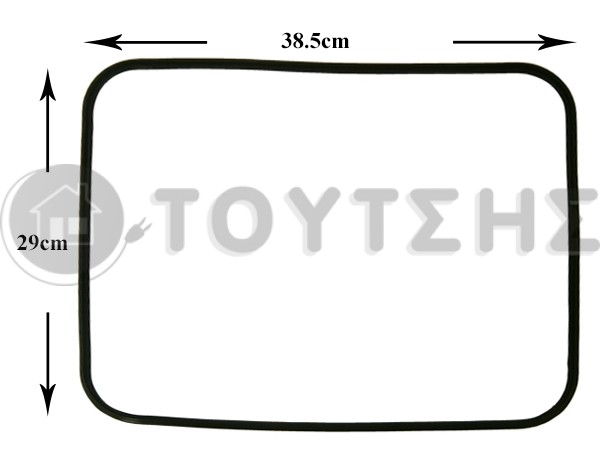 ΦΛΑΝΤΖΑ ΚΡΥΣΤΑΛΟΥ ΠΟΡΤΑΣ ΦΟΥΡΝΟΥ AEG ZANUSSI ELECTRLUX 3565015025 image