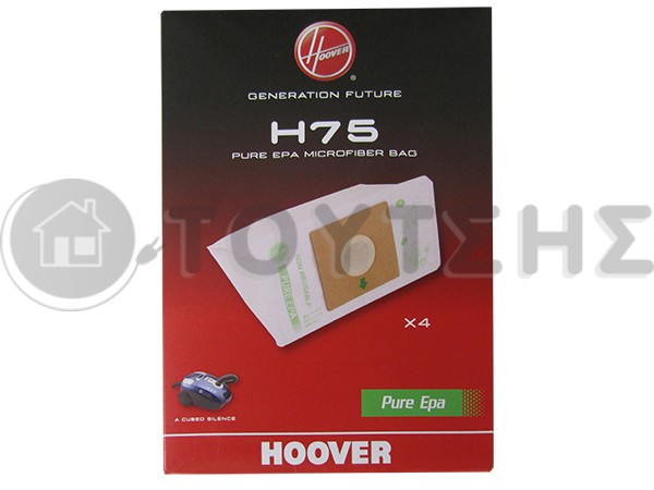 ΣΑΚΟΥΛΑ ΣΚΟΥΠΑΣ HOOVER CUBED SILENCE 35601663 H75 SET 4 ΤΕΜ image