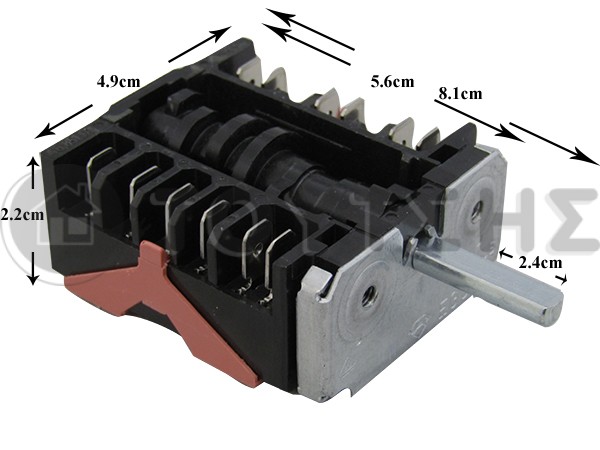 ΔΙΑΚΟΠΤΗΣ ΕΣΤΙΩΝ 7 ΘΕΣΕΩΝ WHIRLPOOL 482000022580 image