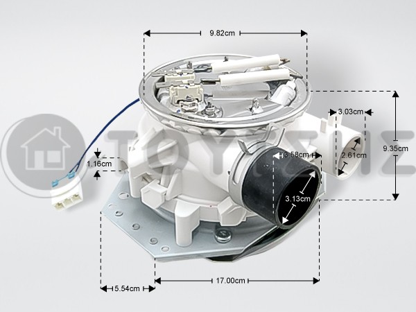 ΜΟΤΕΡ ΠΛΥΣΕΩΣ ΠΛΥΝΤΗΡΙΟY ΠΙΑΤΩΝ LG ABT72989207 image