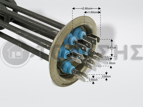 ΑΝΤΙΣΤΑΣΗ ΜΠΟΙΛΕΡ ΕΠΑΓΓ.ΠΛ.ΠΙΑΤΩΝ 9000W 380/220V L45CM image