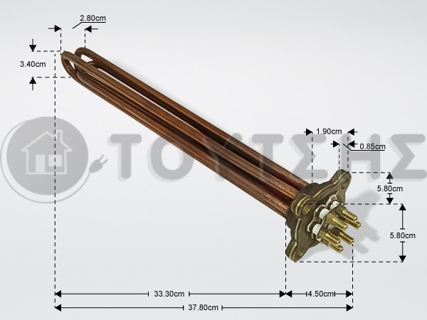 ΑΝΤΙΣΤΑΣΗ ΕΠΑΓΓ.ΚΑΦΕΤΙΕΡΑΣ  6000W 240V image