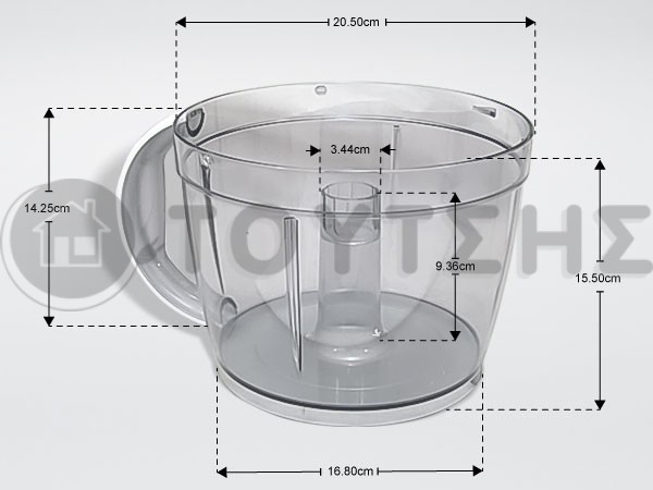 ΓΝΗΣΙΑ ΚΑΝΑΤΑ ΜΙΞΕΡ BOSCH SIEMENS 702186 image