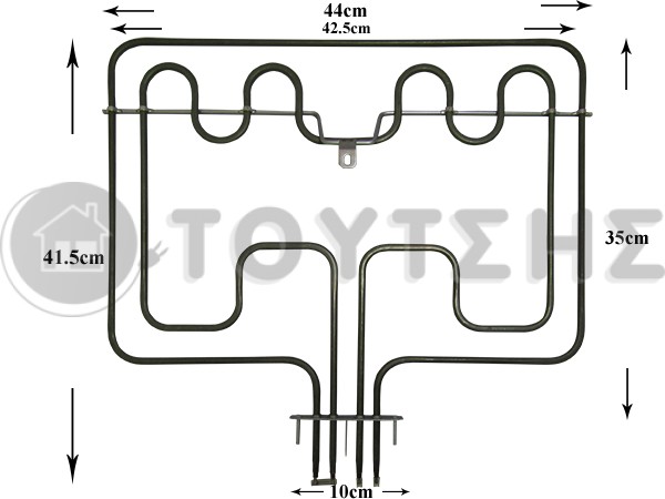 ΑΝΤΙΣΤΑΣΗ ΚΟΥΖΙΝΑΣ AEG ZANUSSI ELECTROLUX 1000/1700W 230V 3570797047 image