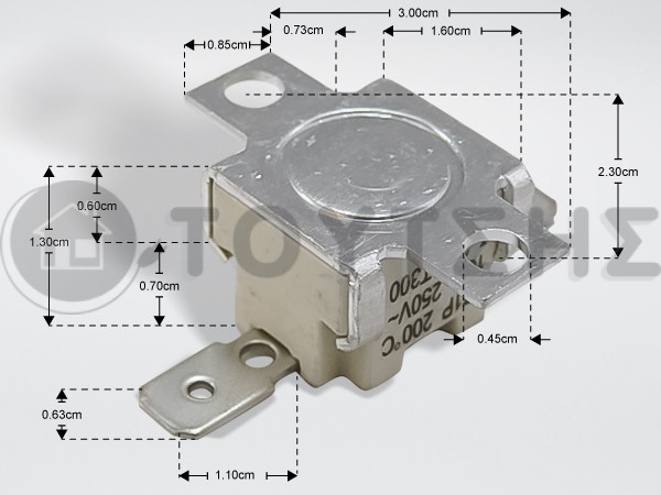 ΘΕΡΜΟΣΤΑΤΗΣ ΑΣΦΑΛΕΙΑΣ ΚΟΥΖΙΝΑΣ SMEG 200C 818731521 image