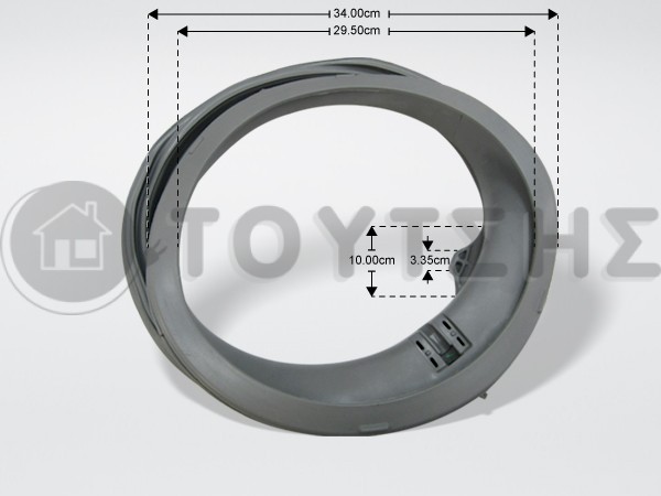 ΛΑΣΤΙΧΟ ΠΟΡΤΑΣ ΠΛΥΝΤΗΡΙΟY ΡΟΥΧΩΝ AEG 1325615209 image