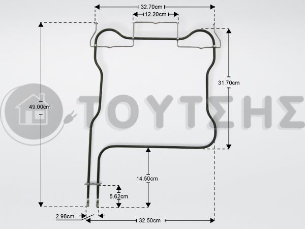 ΑΝΤΙΣΤΑΣΗ ΚΟΥΖΙΝΑΣ ΚΑΤΩ WHIRLPOOL 1000W 230V 488000526531 image