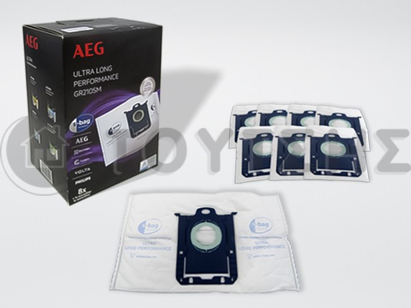 ΓΝΗΣΙΕΣ ΣΑΚΟΥΛΕΣ ΣΚΟΥΠΑΣ AEG S-BAG ULTRA LONG TEM 8 GR210SM OR image