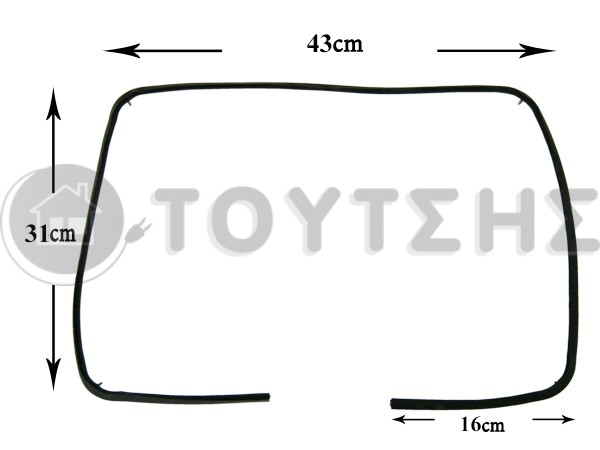 ΦΛΑΤΖA ΚΟΥΖΙΝΑΣ SIEMENS 6 ΓANTZAKIA 00171118 image