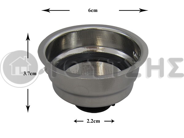 ΦΙΛΤΡΟ ΚΑΦΕΤΙΕΡΑΣ 2 ΔΟΣΕΩΝ DELONGHI AS00001314 image