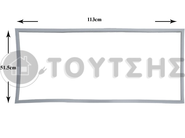 ΛΑΣΤΙΧΟ ΠΟΡΤΑΣ ΣΥΝΤΗΡΗΣΗΣ ΨΥΓΕΙΟΥ SIEMENS BOSCH 00234870 image