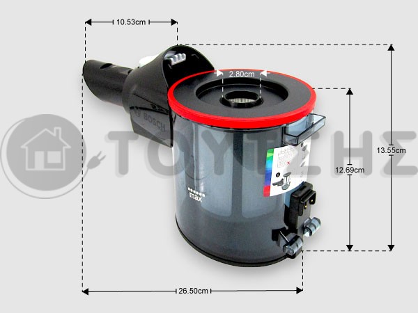 ΓΝΗΣΙΟΣ ΚΑΔΟΣ ΚΟΜΠΛΕ ΜΕ ΦΙΛΤΡΑ ΣΚΟΥΠΑΣ STICK BOSCH 12029996 image