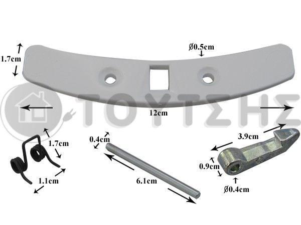 ΚΛΕΙΣΤΡΟ ΠΛΥΝΤΗΡΙΟY ΡΟΥΧΩΝ AEG ZANUSSI 50292022006 image